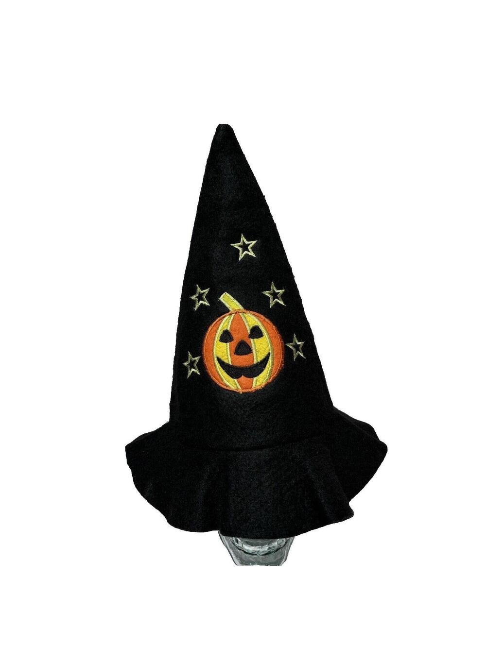 Halloween Witch Hat Costume Dress Up Light Up Pumpkin Hat Kids/Adults